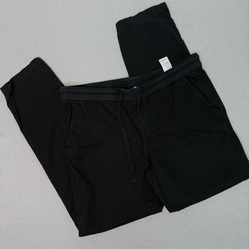 Standard James Perse Black Drawcord Pant‎ WAM1468 Size 2 Medium Tencel Cotton
